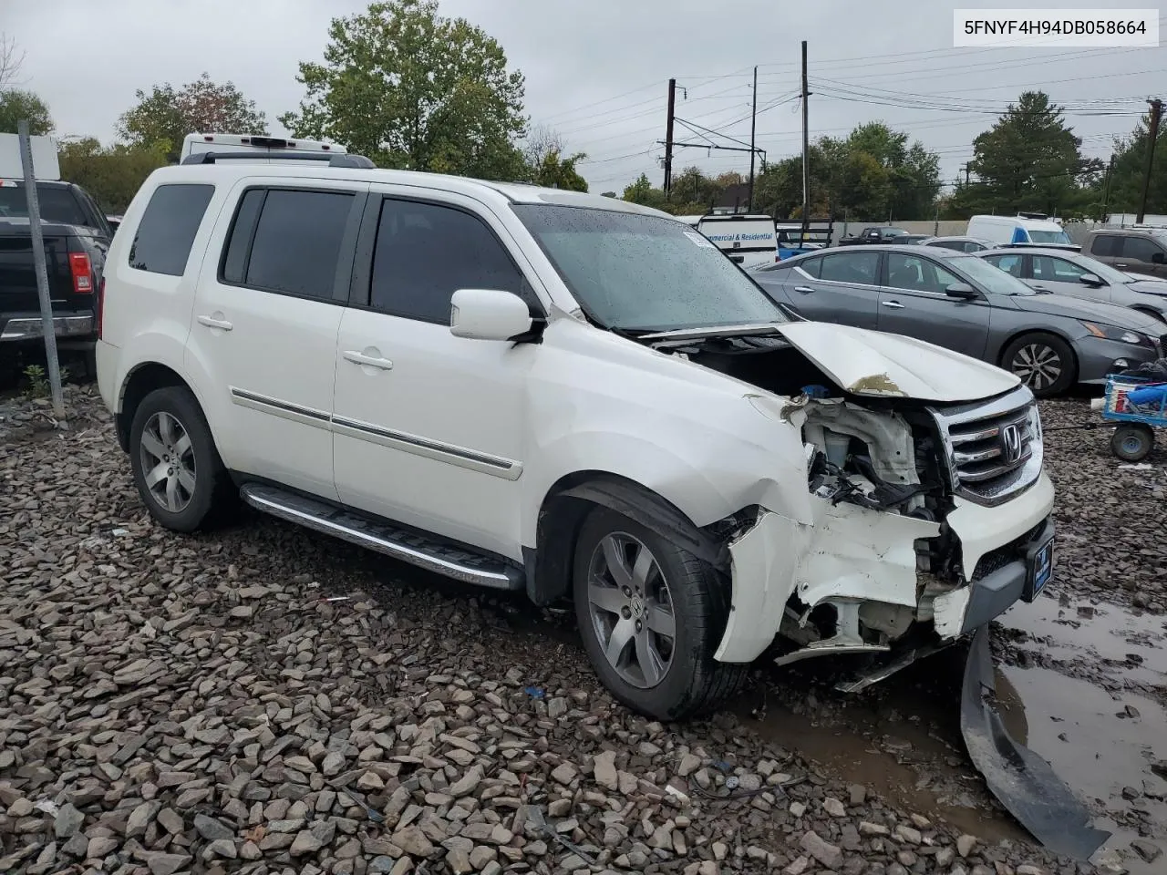 5FNYF4H94DB058664 2013 Honda Pilot Touring