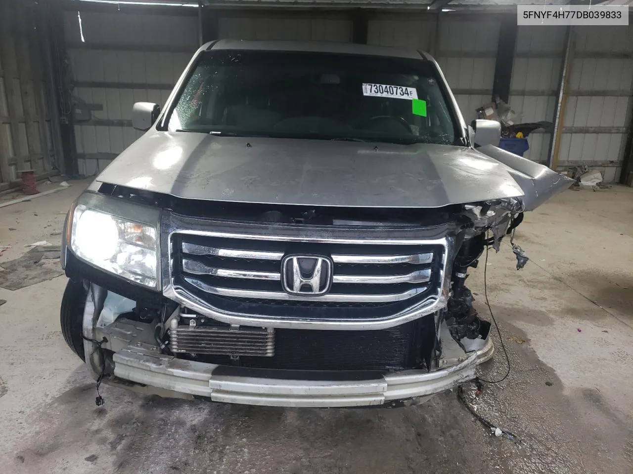 5FNYF4H77DB039833 2013 Honda Pilot Exln