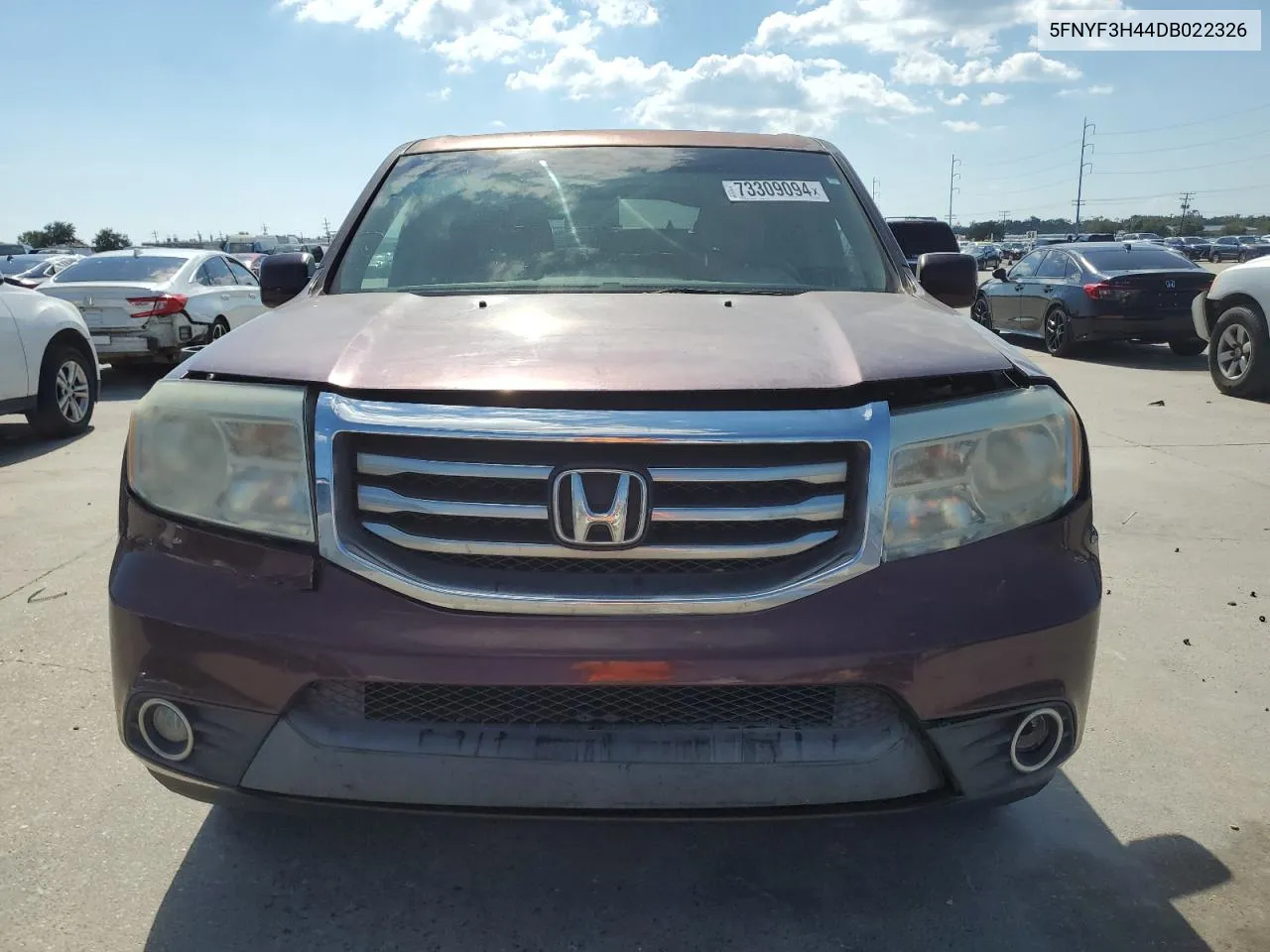 5FNYF3H44DB022326 2013 Honda Pilot Ex