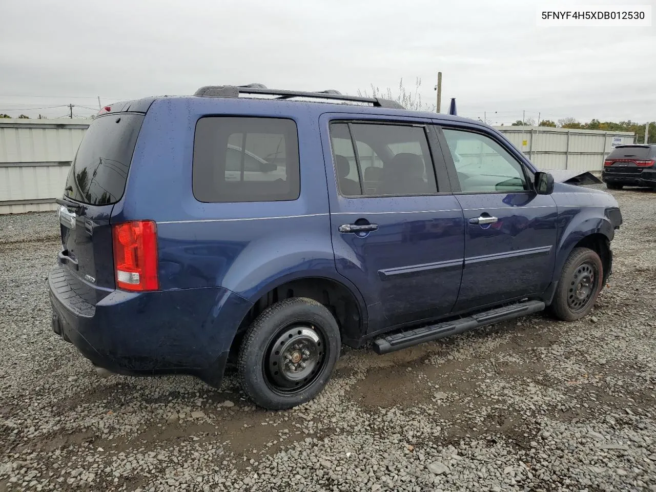 5FNYF4H5XDB012530 2013 Honda Pilot Exl