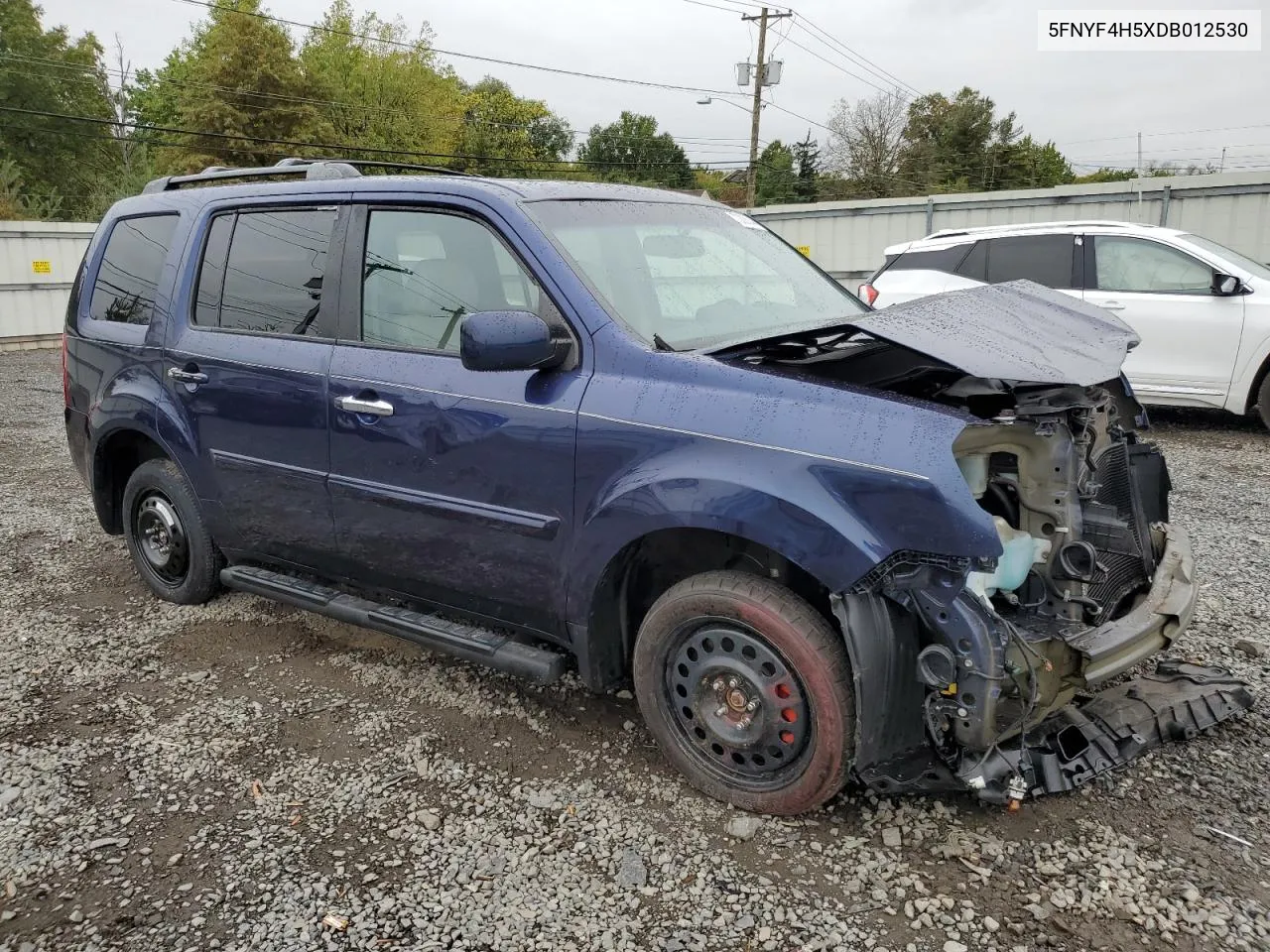 5FNYF4H5XDB012530 2013 Honda Pilot Exl