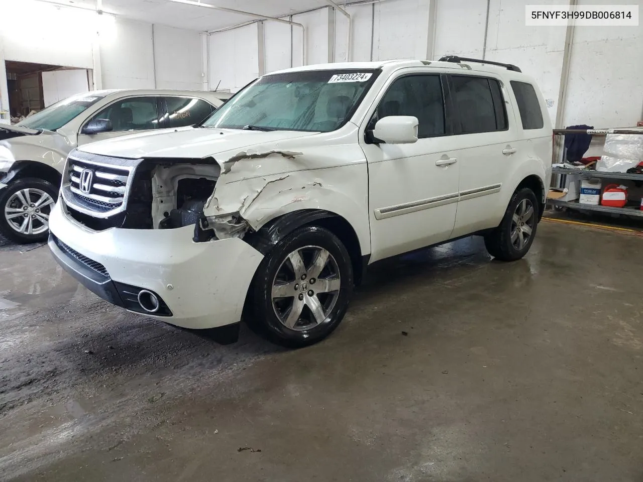 2013 Honda Pilot Touring VIN: 5FNYF3H99DB006814 Lot: 73403224