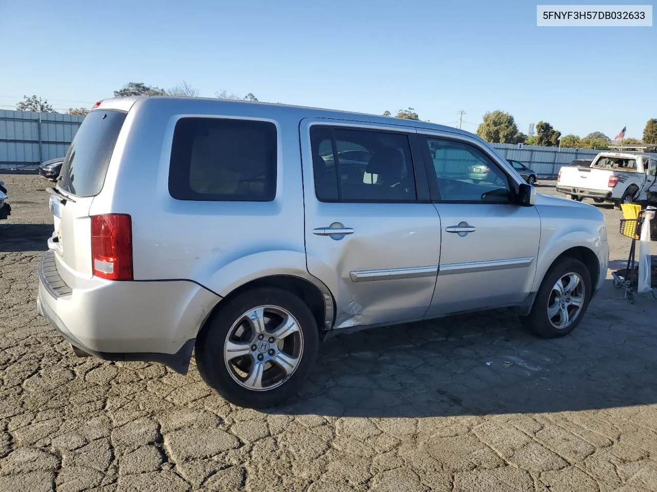 2013 Honda Pilot Exl VIN: 5FNYF3H57DB032633 Lot: 73424974