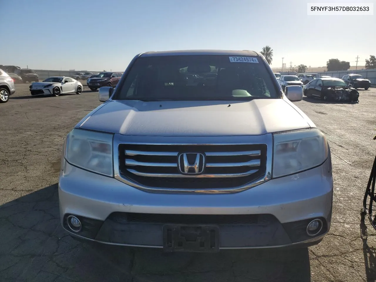 5FNYF3H57DB032633 2013 Honda Pilot Exl