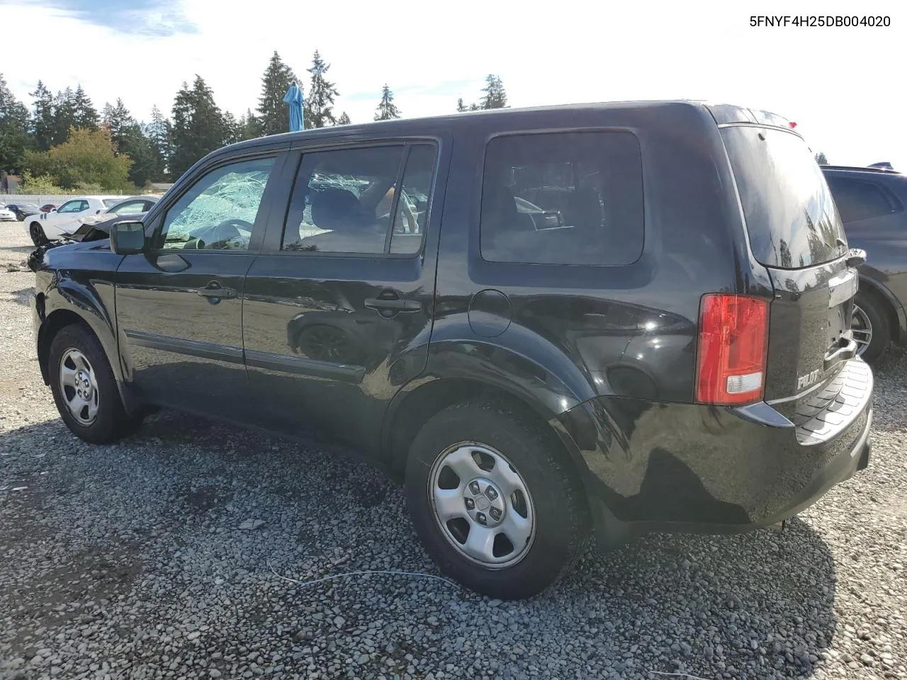 2013 Honda Pilot Lx VIN: 5FNYF4H25DB004020 Lot: 73427044