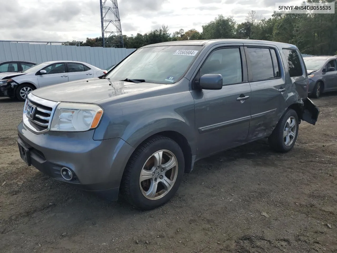 2013 Honda Pilot Exl VIN: 5FNYF4H54DB055535 Lot: 73565984