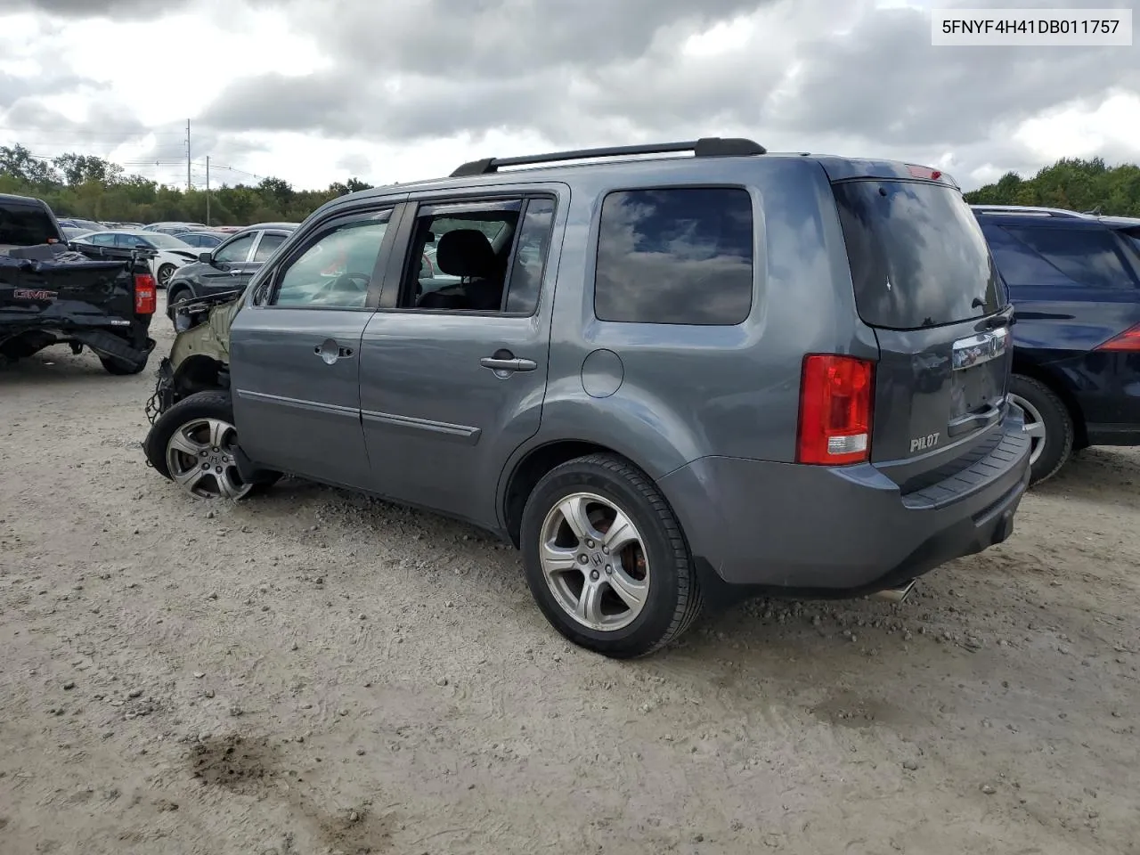 2013 Honda Pilot Ex VIN: 5FNYF4H41DB011757 Lot: 73567894