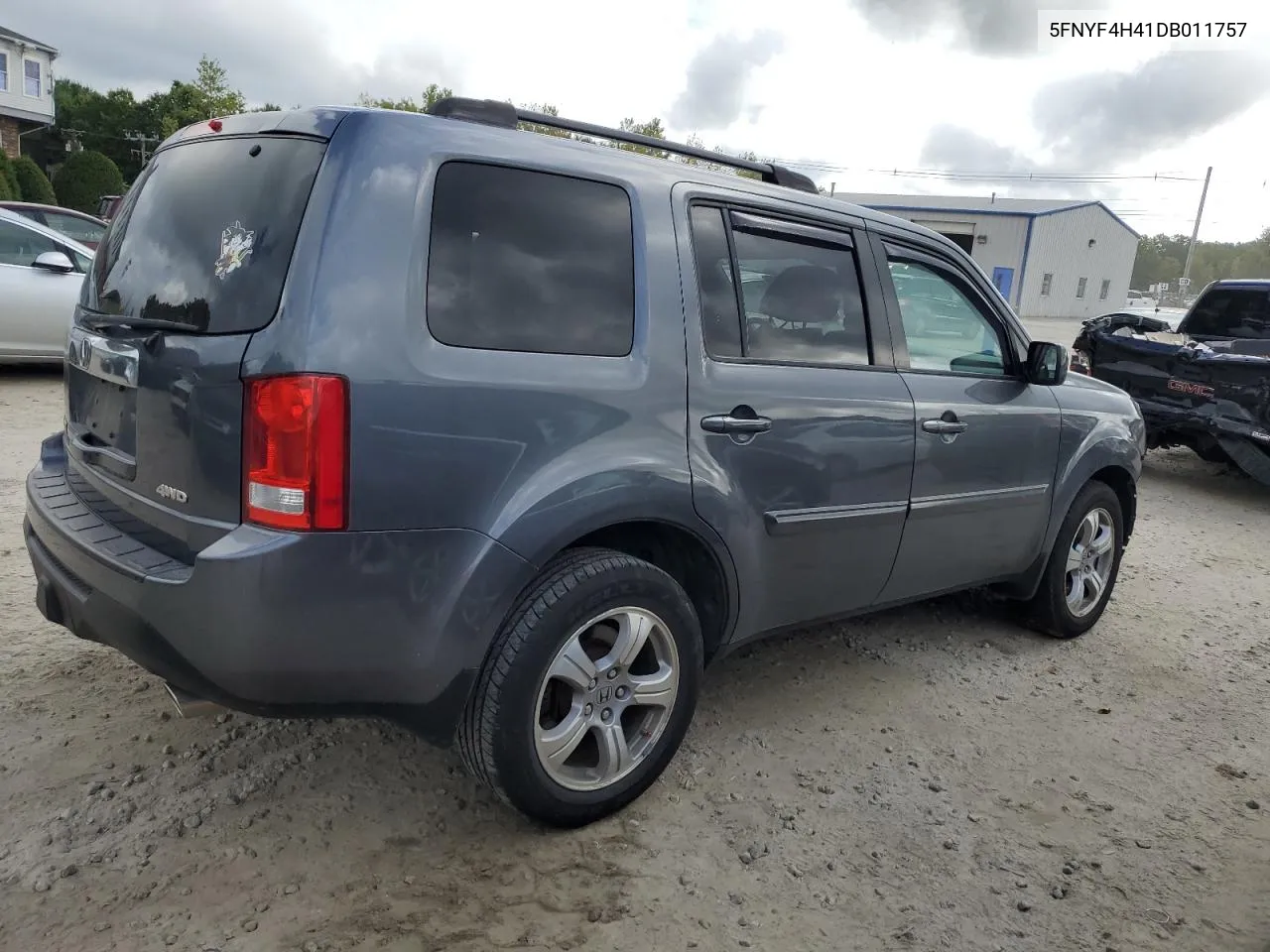 2013 Honda Pilot Ex VIN: 5FNYF4H41DB011757 Lot: 73567894