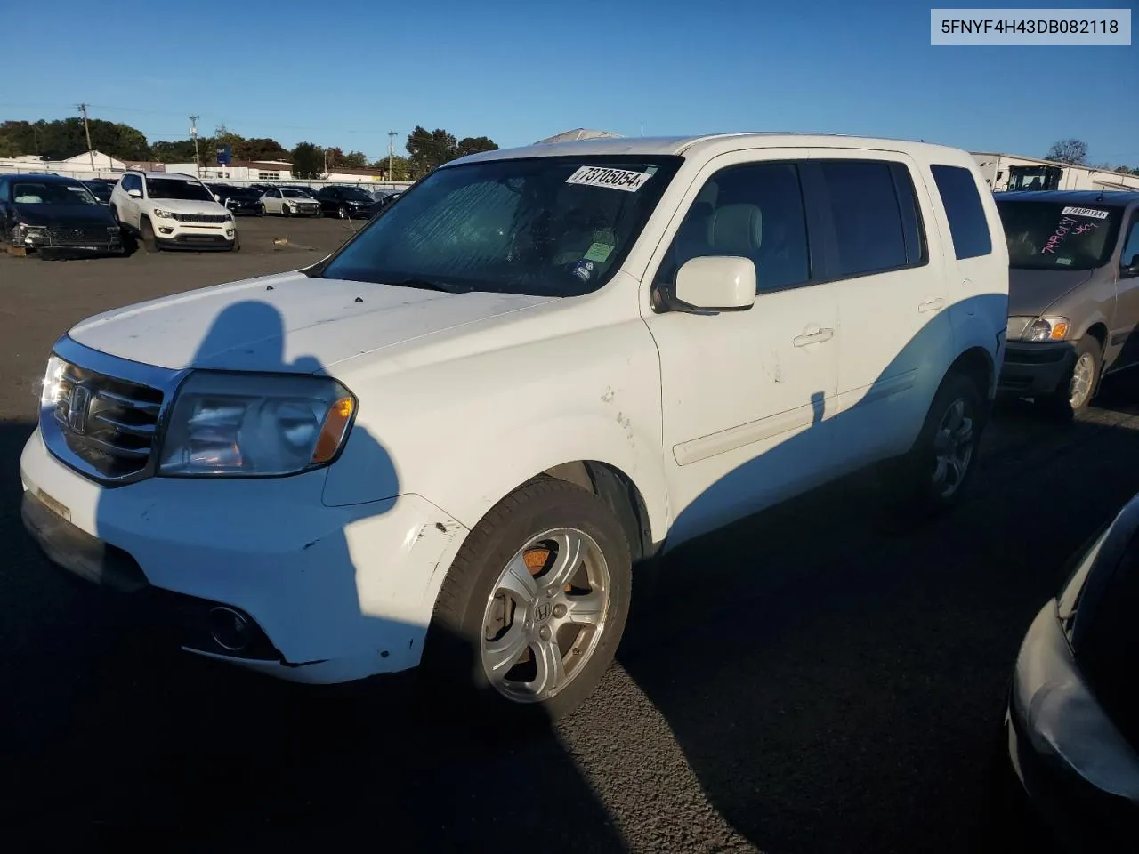 5FNYF4H43DB082118 2013 Honda Pilot Ex