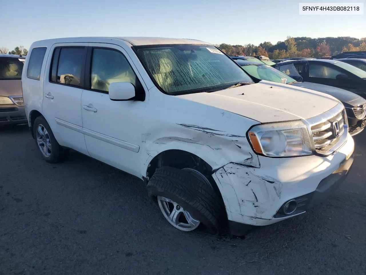 2013 Honda Pilot Ex VIN: 5FNYF4H43DB082118 Lot: 73705054