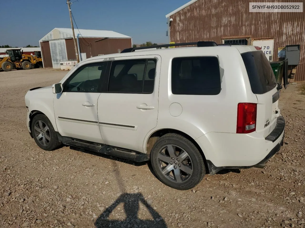 2013 Honda Pilot Touring VIN: 5FNYF4H93DB052922 Lot: 73815484