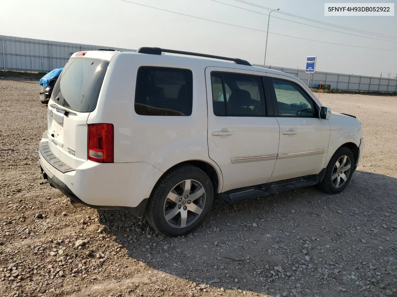 2013 Honda Pilot Touring VIN: 5FNYF4H93DB052922 Lot: 73815484