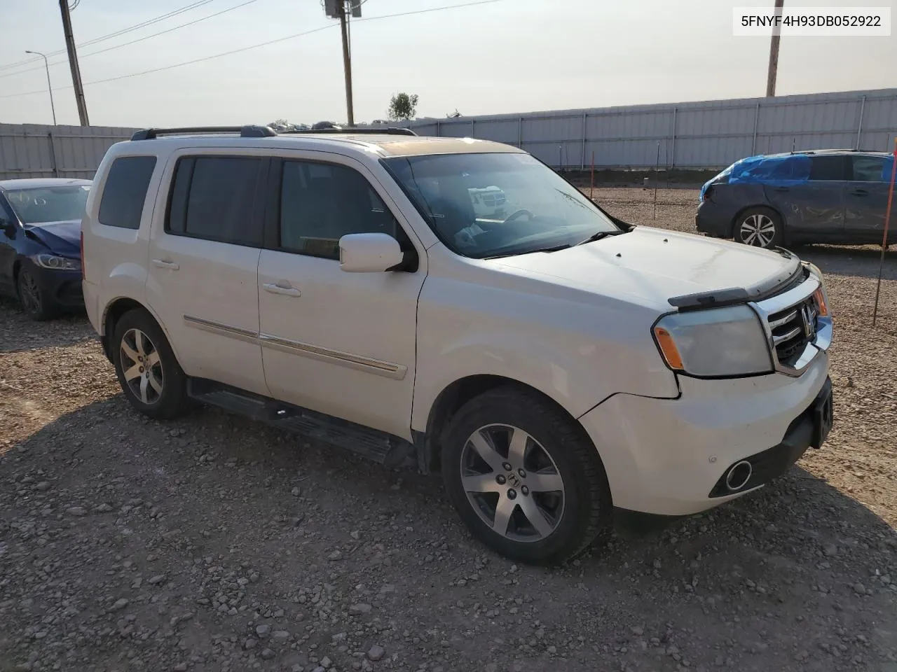 2013 Honda Pilot Touring VIN: 5FNYF4H93DB052922 Lot: 73815484