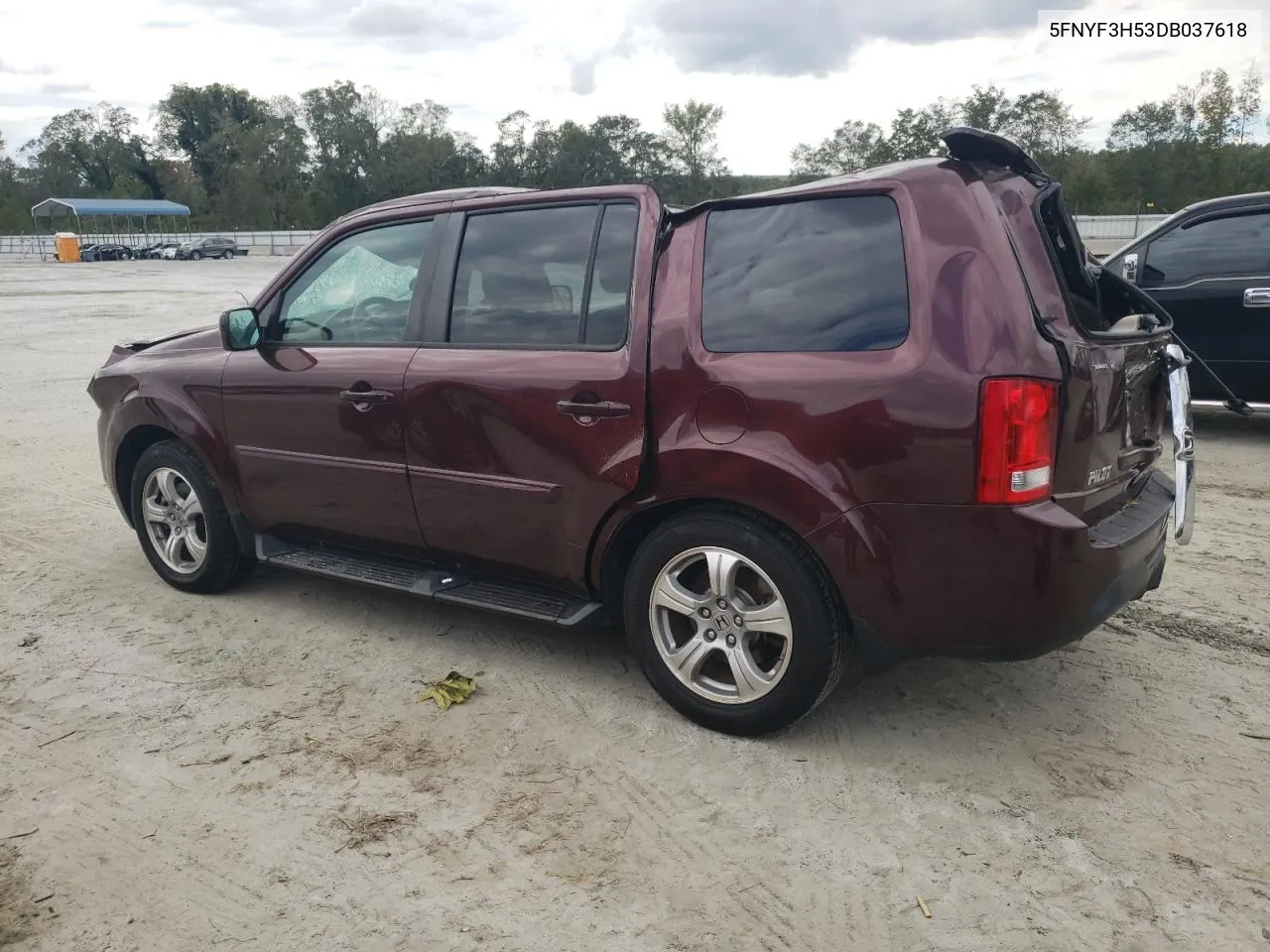 5FNYF3H53DB037618 2013 Honda Pilot Exl