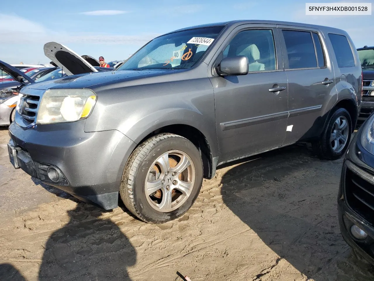 2013 Honda Pilot Ex VIN: 5FNYF3H4XDB001528 Lot: 73926544