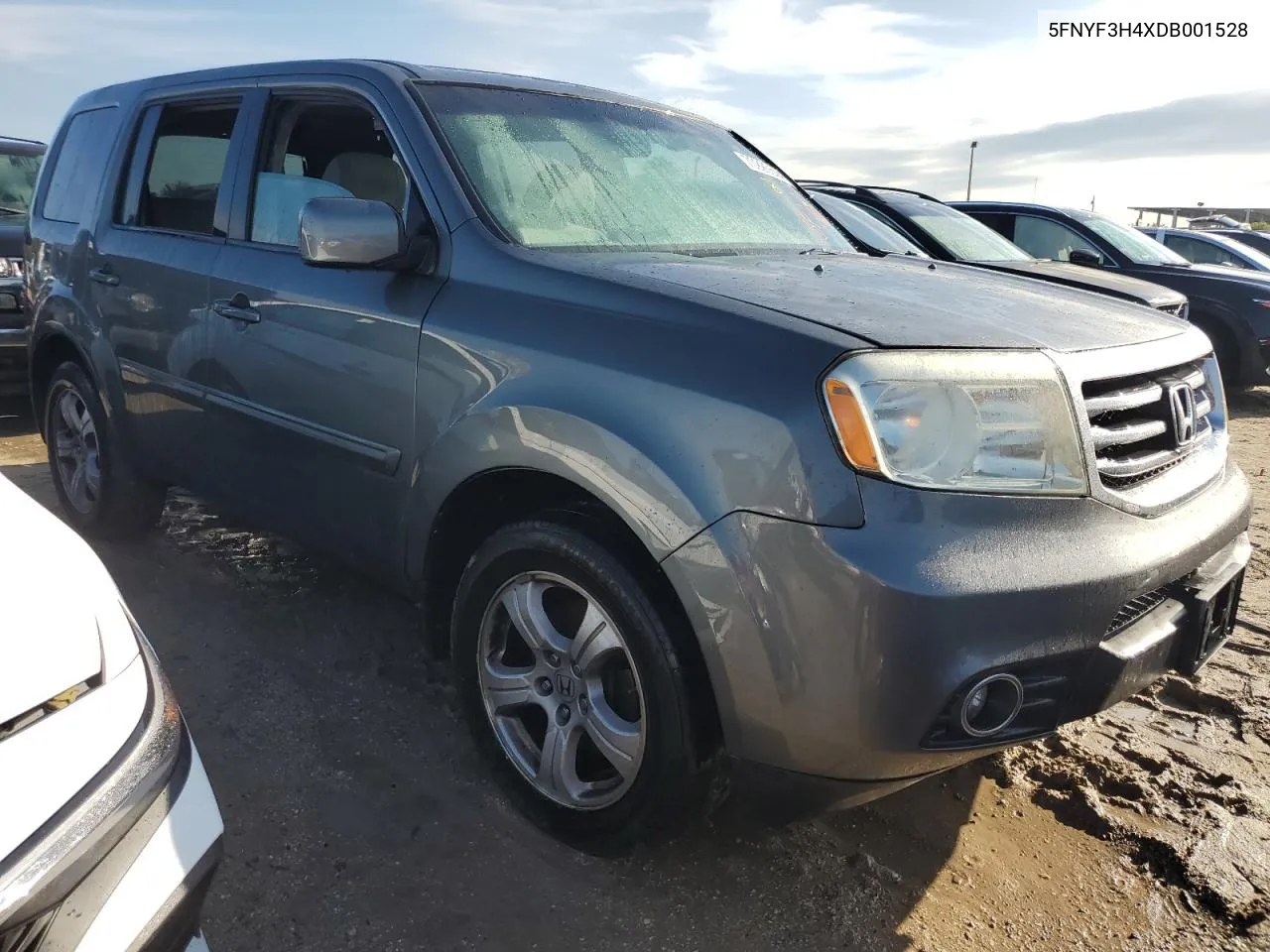 5FNYF3H4XDB001528 2013 Honda Pilot Ex