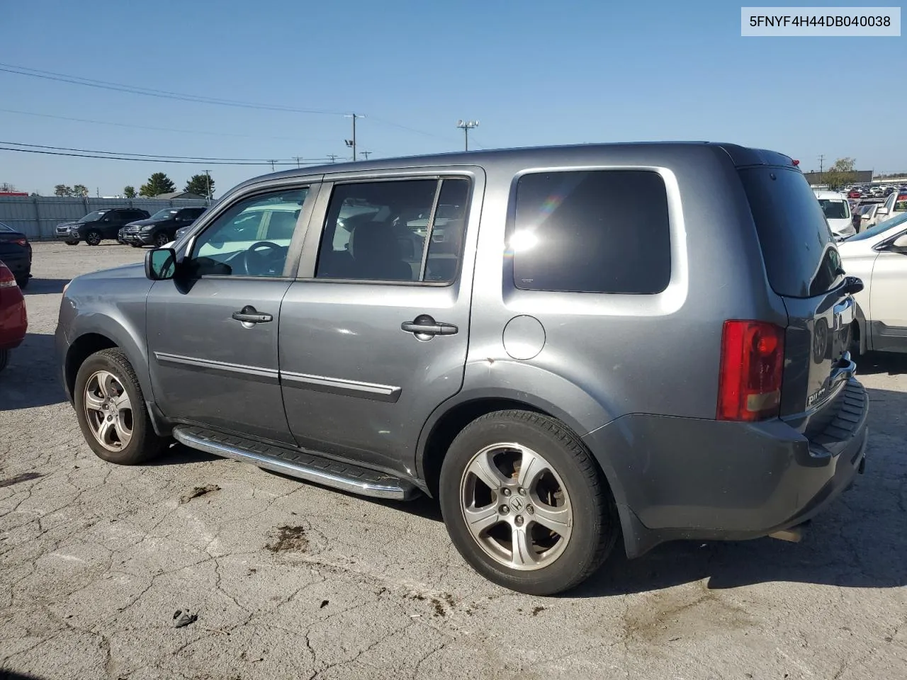 2013 Honda Pilot Ex VIN: 5FNYF4H44DB040038 Lot: 74067944