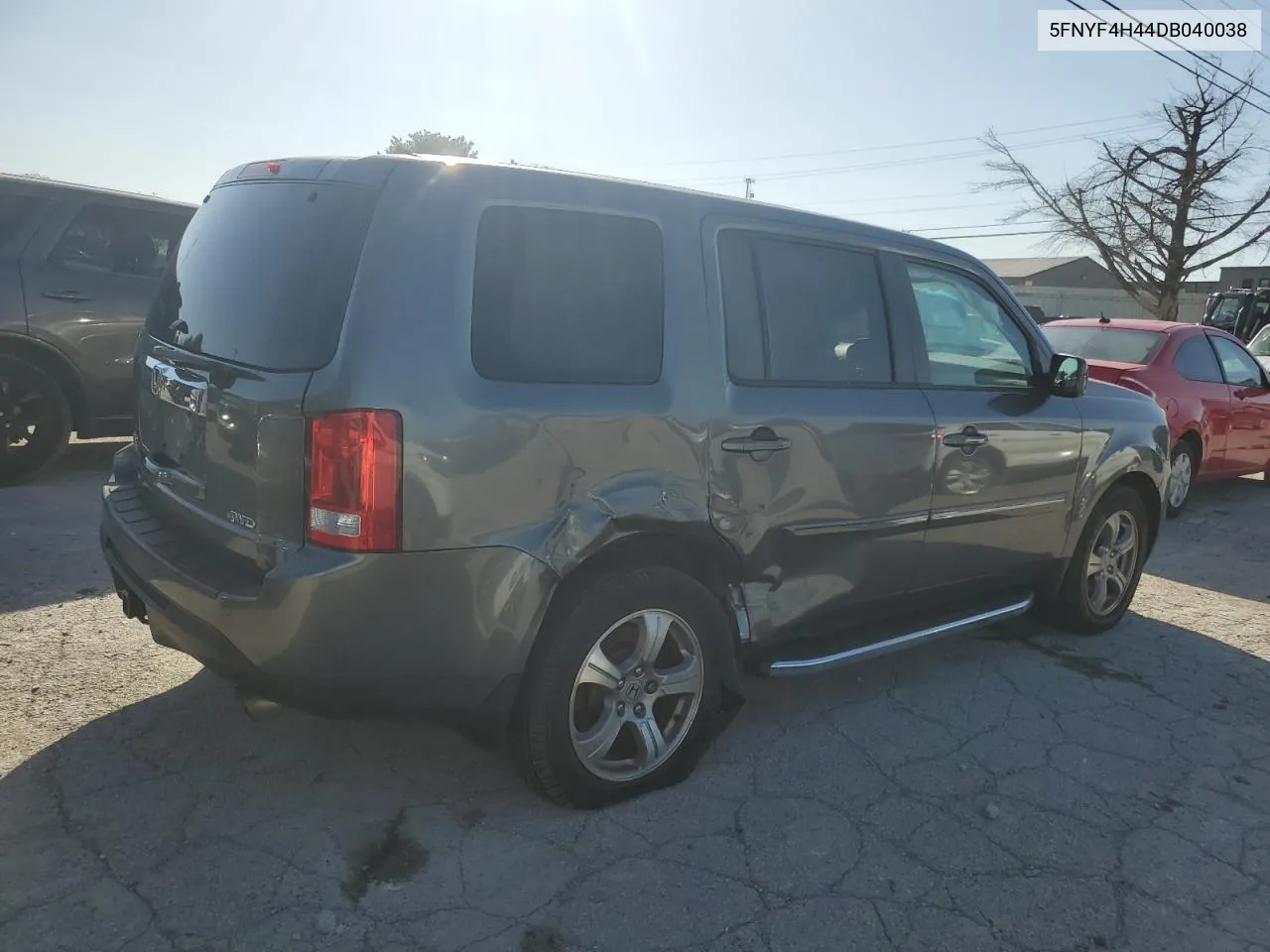 2013 Honda Pilot Ex VIN: 5FNYF4H44DB040038 Lot: 74067944