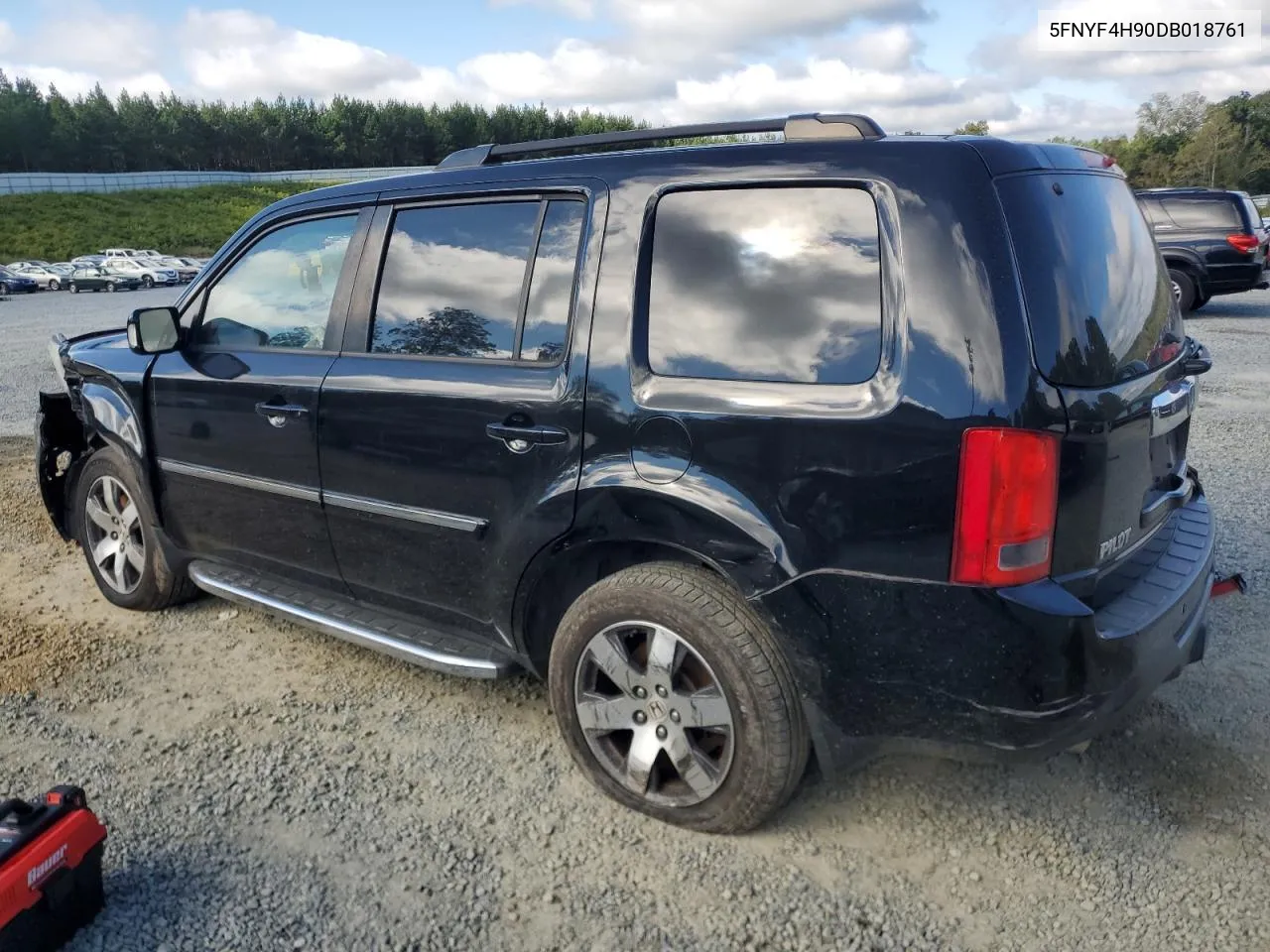 2013 Honda Pilot Touring VIN: 5FNYF4H90DB018761 Lot: 74091424