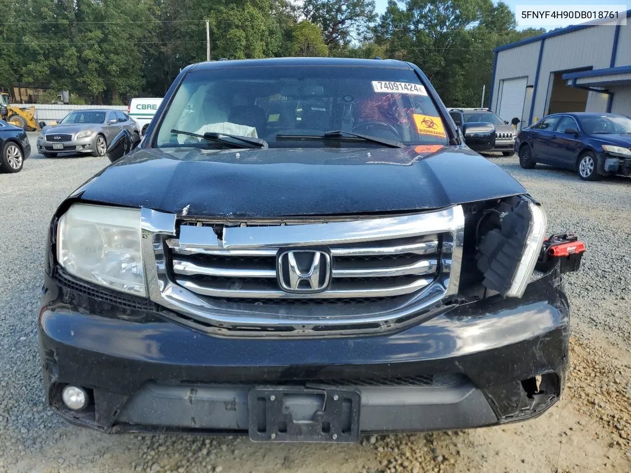 5FNYF4H90DB018761 2013 Honda Pilot Touring