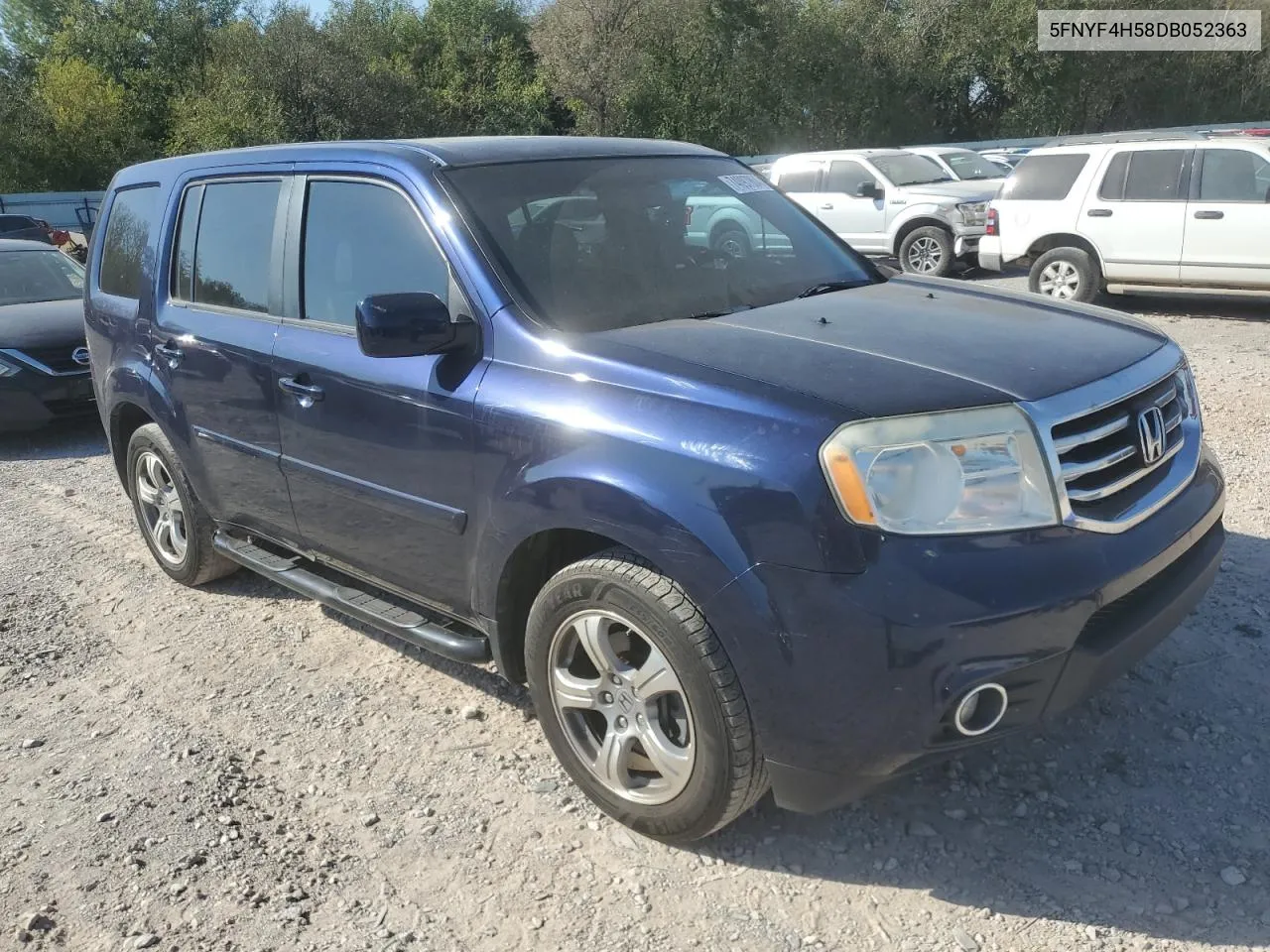 2013 Honda Pilot Exl VIN: 5FNYF4H58DB052363 Lot: 74097864