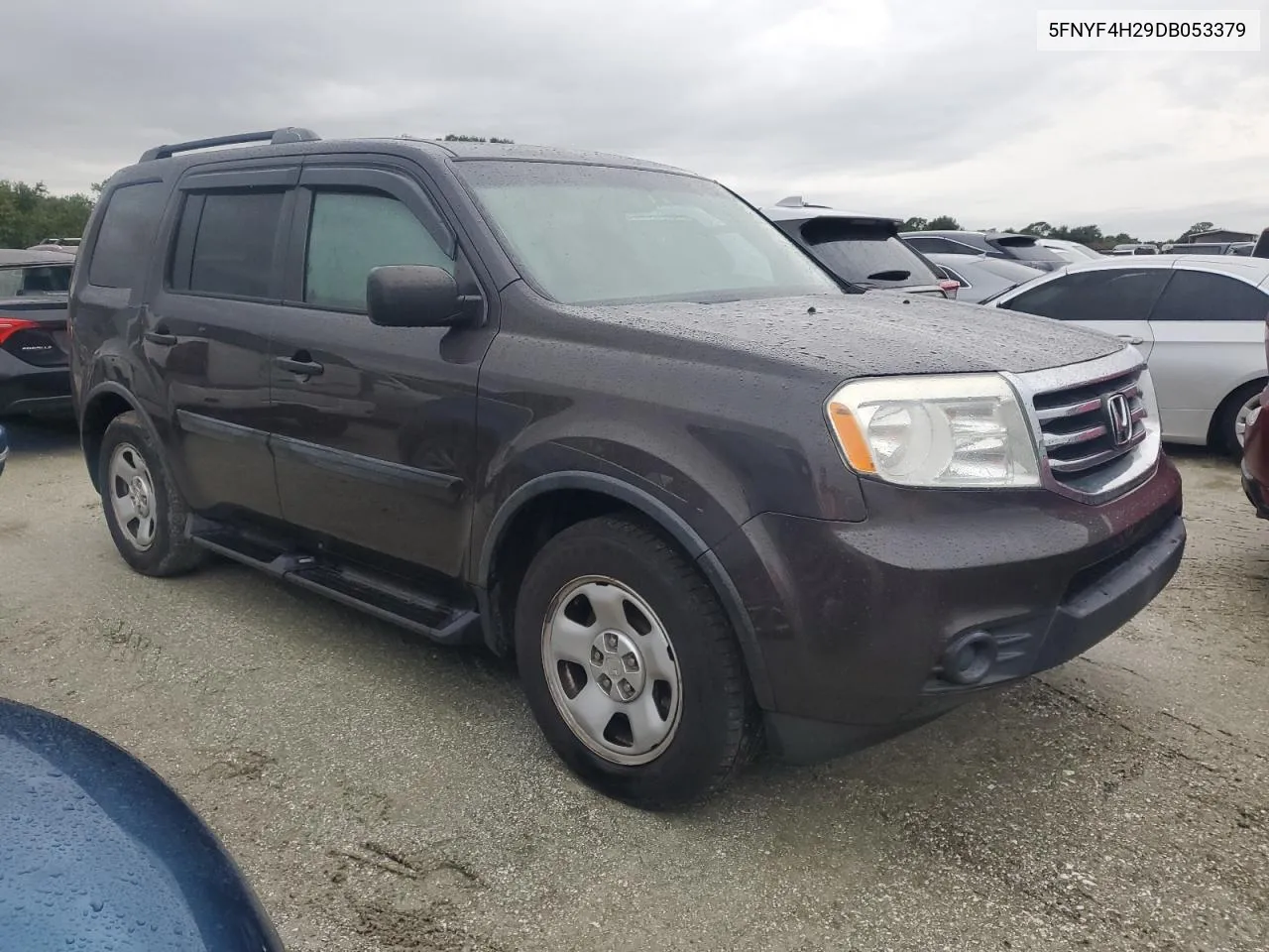 2013 Honda Pilot Lx VIN: 5FNYF4H29DB053379 Lot: 74215464