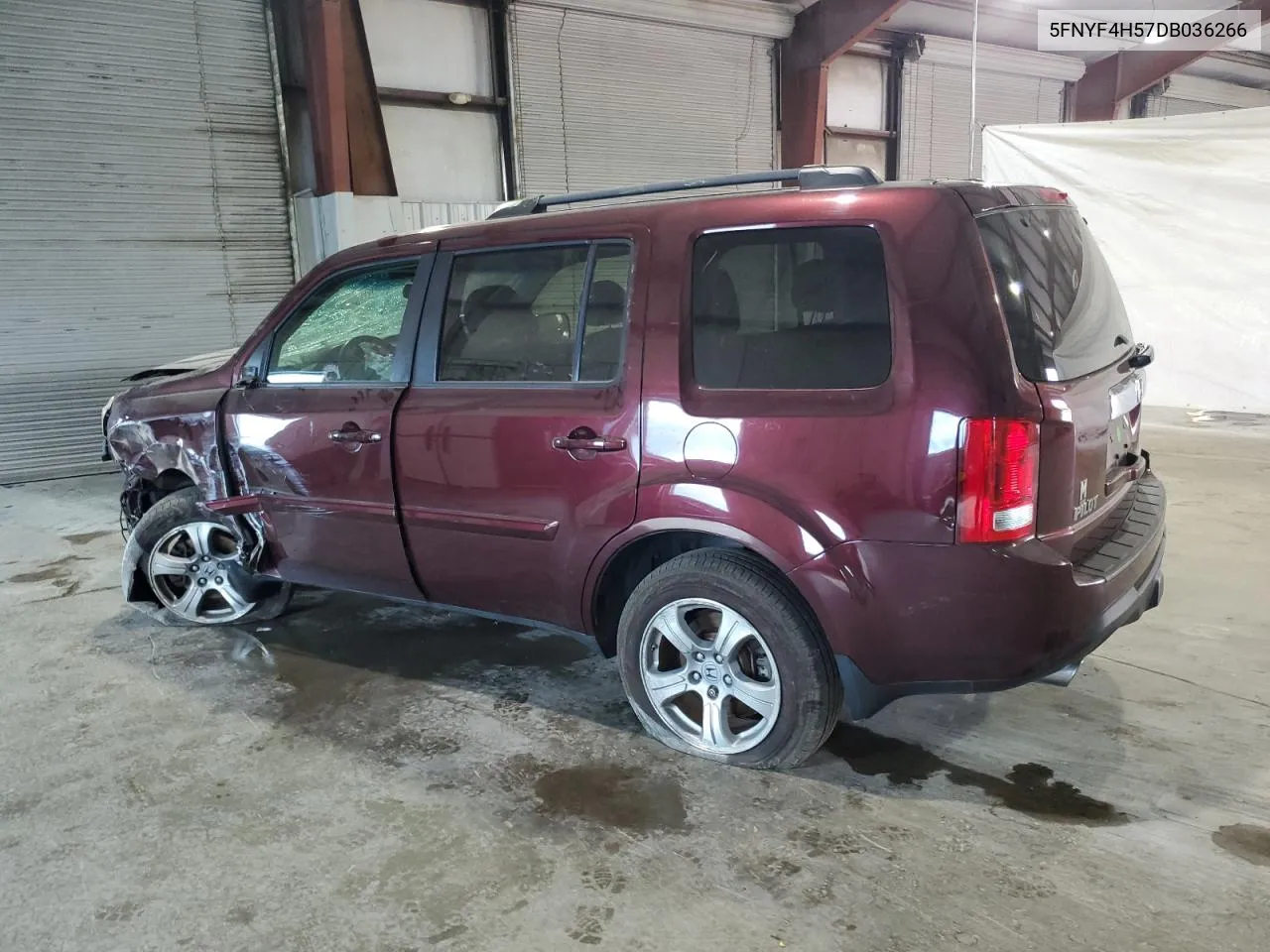 2013 Honda Pilot Exl VIN: 5FNYF4H57DB036266 Lot: 74384824