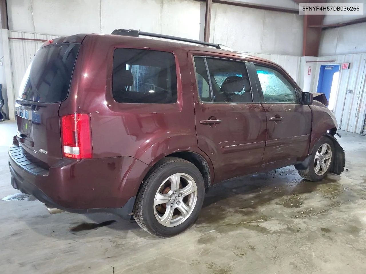 5FNYF4H57DB036266 2013 Honda Pilot Exl