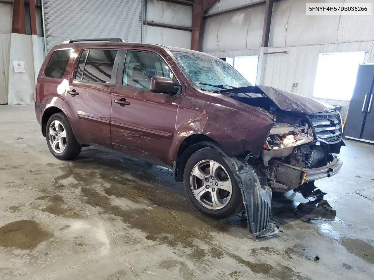 2013 Honda Pilot Exl VIN: 5FNYF4H57DB036266 Lot: 74384824