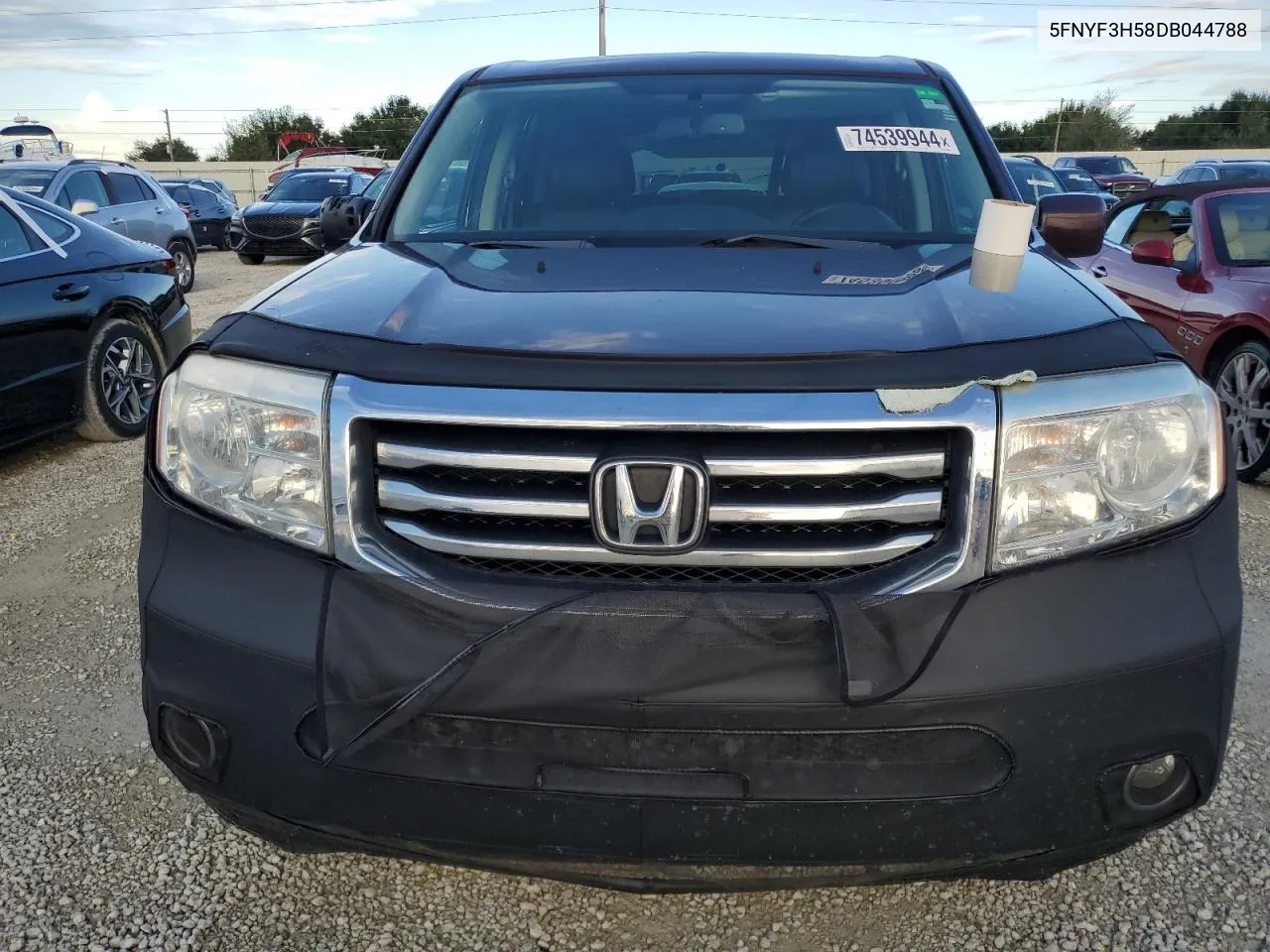 2013 Honda Pilot Exl VIN: 5FNYF3H58DB044788 Lot: 74539944