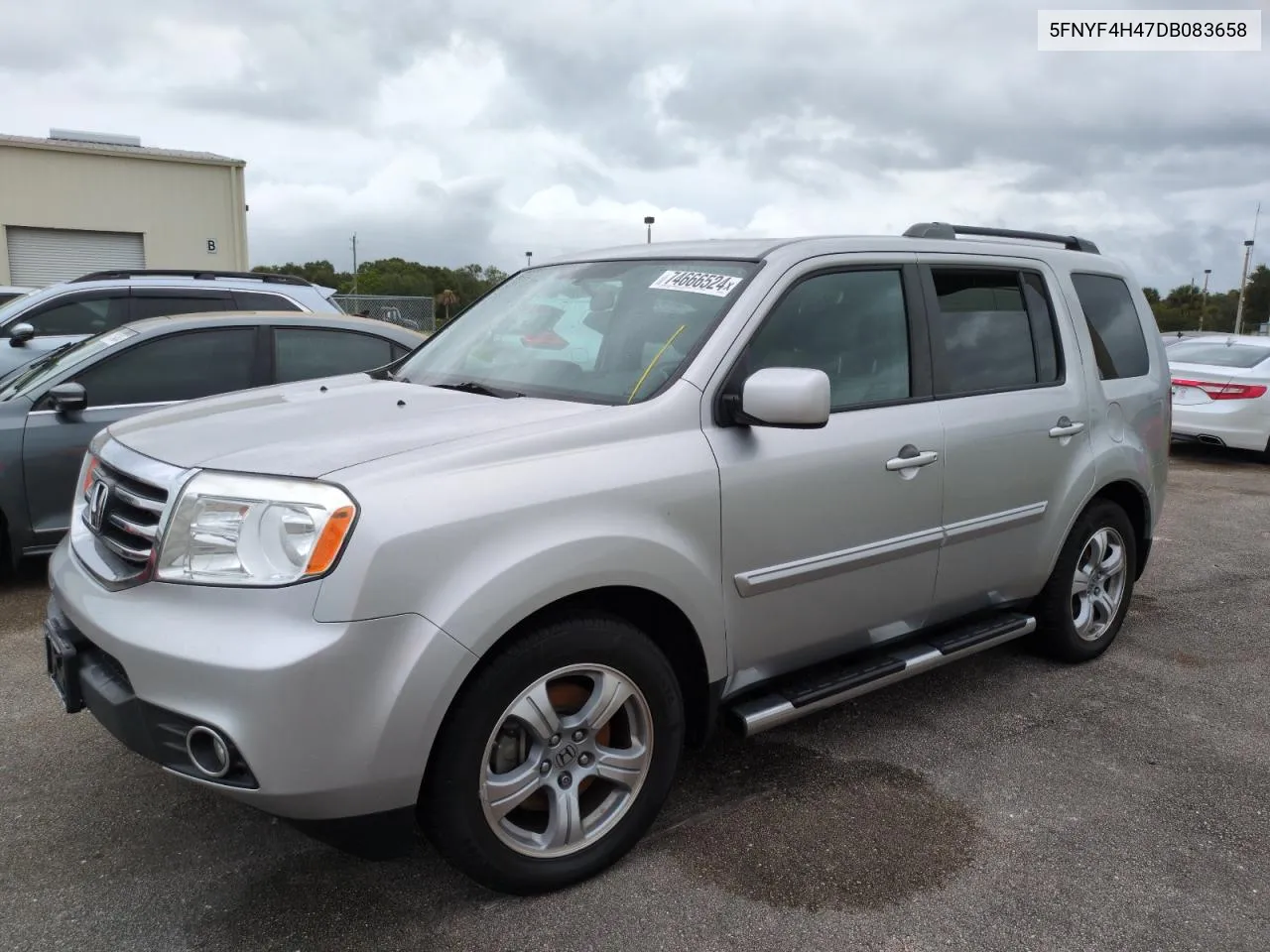 2013 Honda Pilot Ex VIN: 5FNYF4H47DB083658 Lot: 74666524