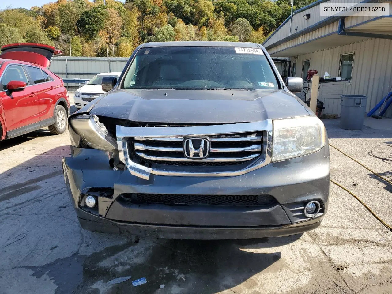 5FNYF3H48DB016268 2013 Honda Pilot Ex