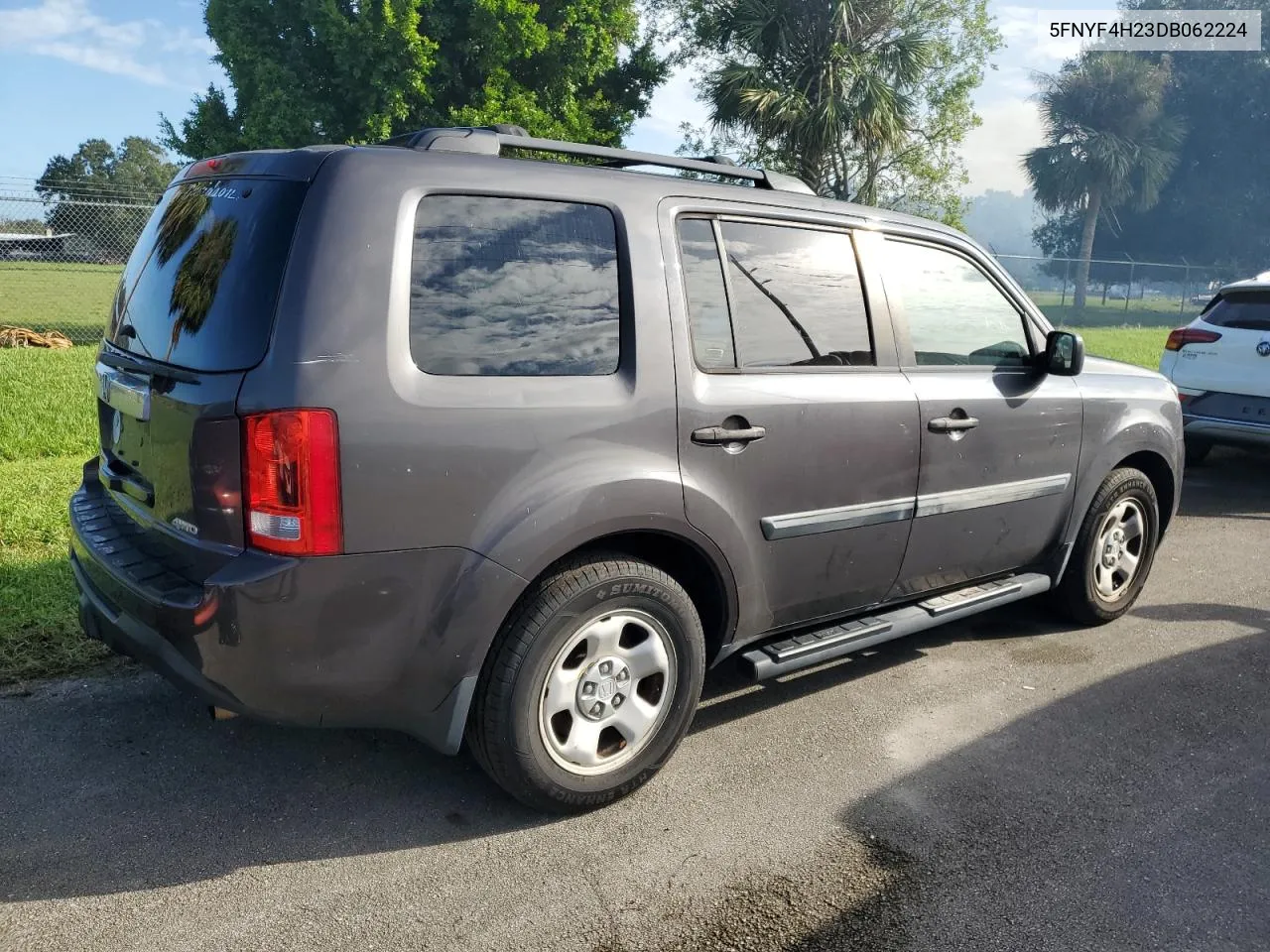 2013 Honda Pilot Lx VIN: 5FNYF4H23DB062224 Lot: 74788774