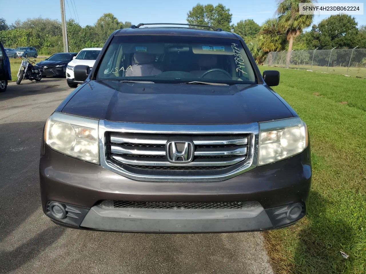 2013 Honda Pilot Lx VIN: 5FNYF4H23DB062224 Lot: 74788774