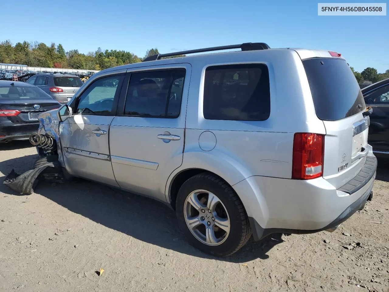 2013 Honda Pilot Exl VIN: 5FNYF4H56DB045508 Lot: 74892374