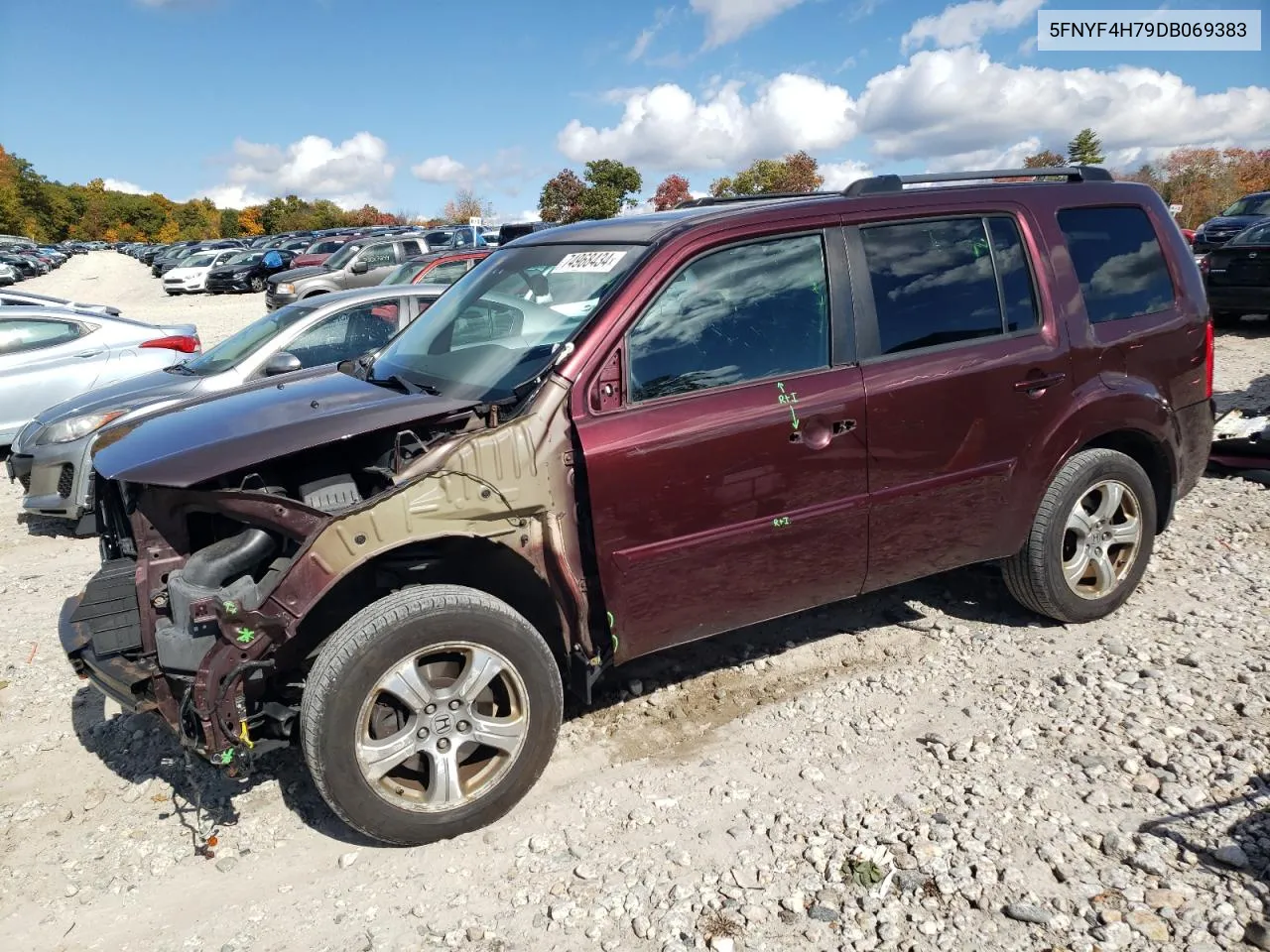 5FNYF4H79DB069383 2013 Honda Pilot Exln