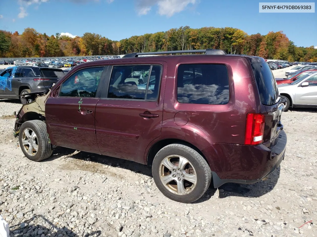 2013 Honda Pilot Exln VIN: 5FNYF4H79DB069383 Lot: 74968434