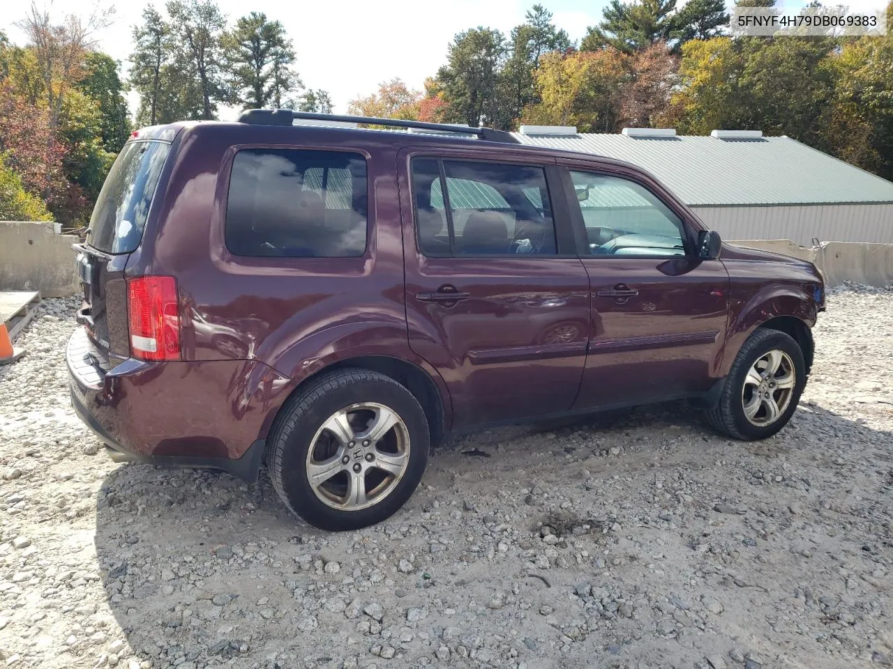 2013 Honda Pilot Exln VIN: 5FNYF4H79DB069383 Lot: 74968434