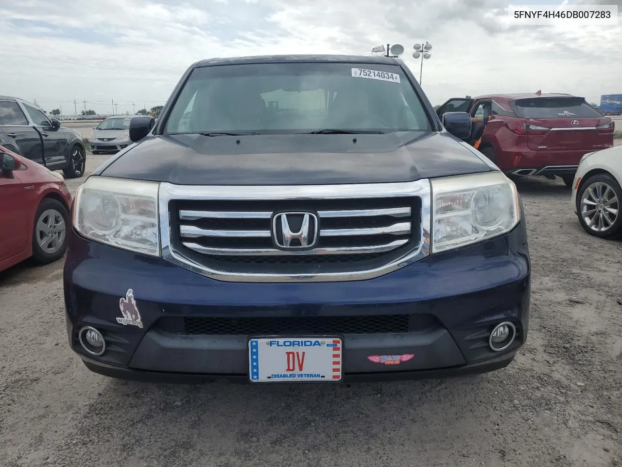 5FNYF4H46DB007283 2013 Honda Pilot Ex