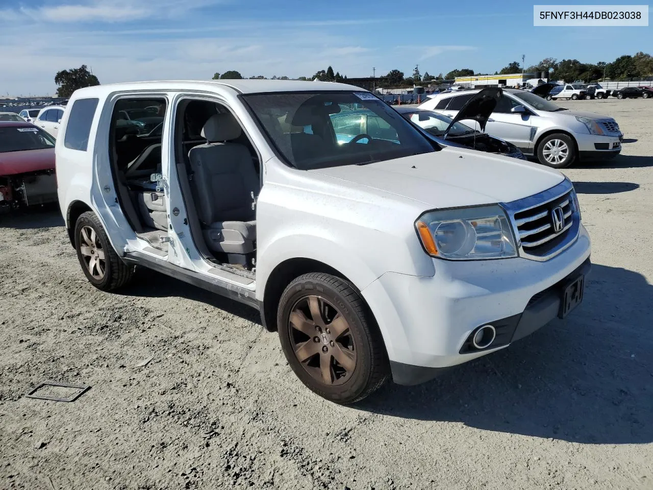 2013 Honda Pilot Ex VIN: 5FNYF3H44DB023038 Lot: 75249784