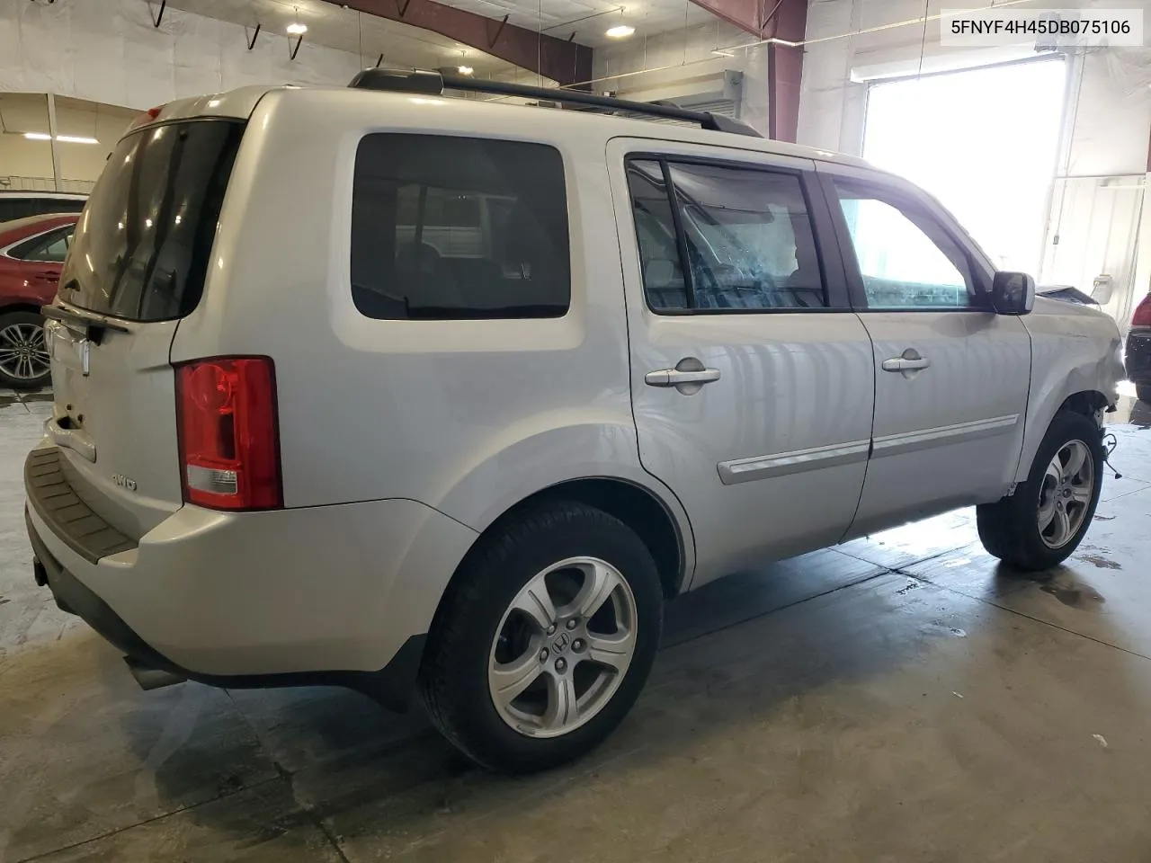 2013 Honda Pilot Ex VIN: 5FNYF4H45DB075106 Lot: 75350394