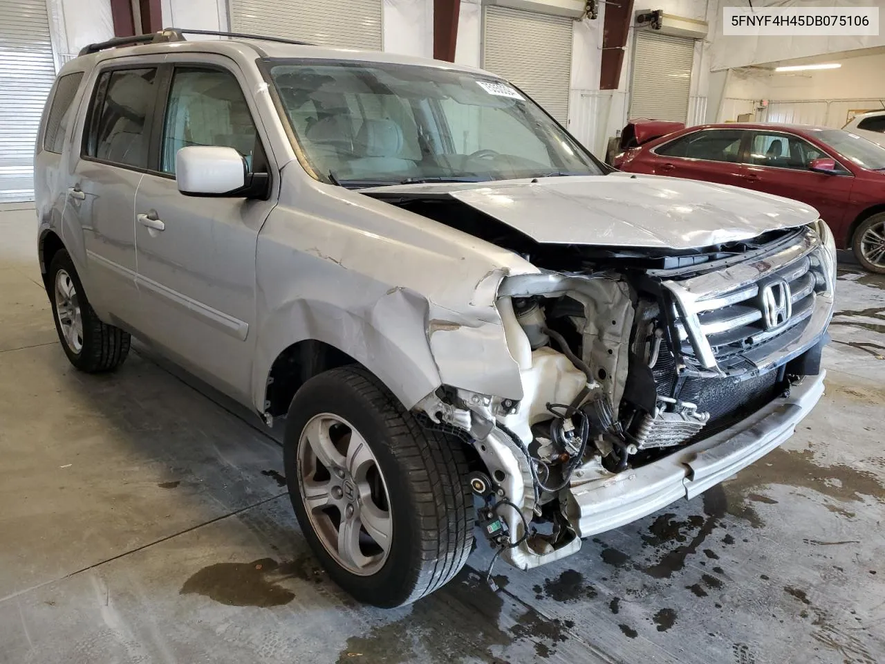 2013 Honda Pilot Ex VIN: 5FNYF4H45DB075106 Lot: 75350394