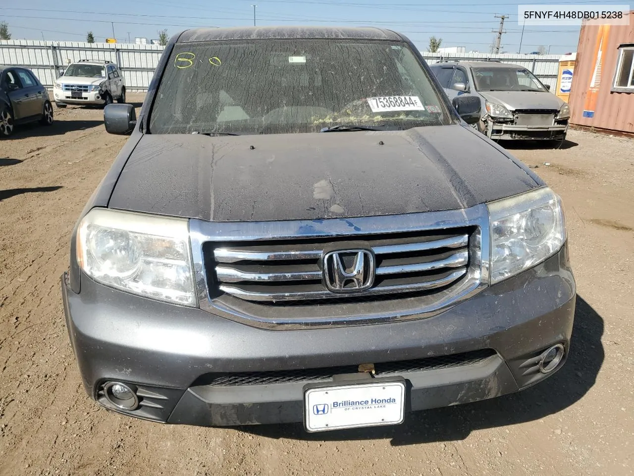 2013 Honda Pilot Ex VIN: 5FNYF4H48DB015238 Lot: 75368844