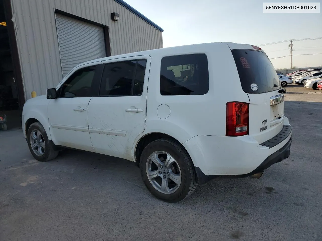 2013 Honda Pilot Exl VIN: 5FNYF3H51DB001023 Lot: 75446074