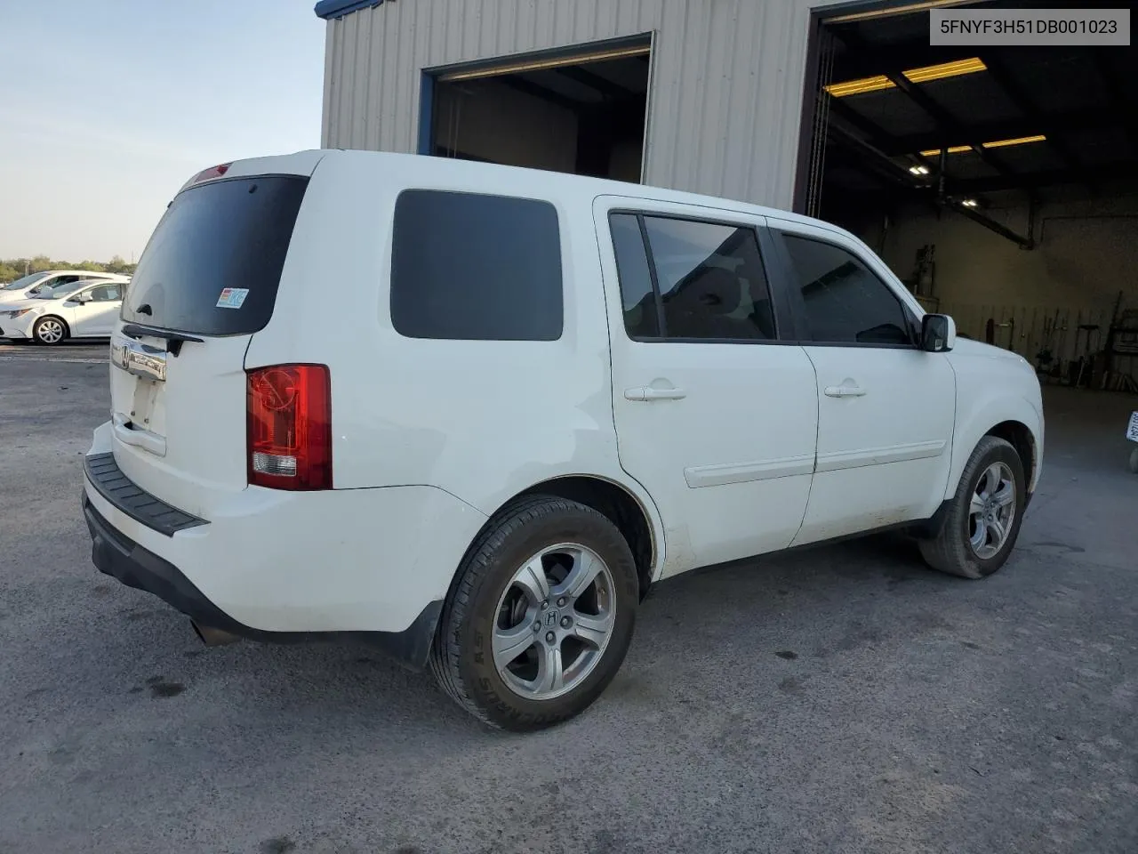 2013 Honda Pilot Exl VIN: 5FNYF3H51DB001023 Lot: 75446074