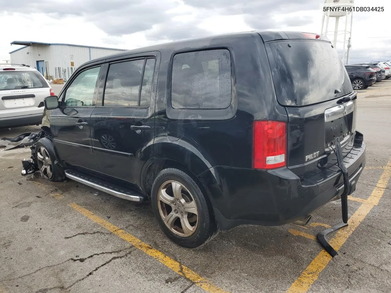 2013 Honda Pilot Exl VIN: 5FNYF4H61DB034425 Lot: 75643324