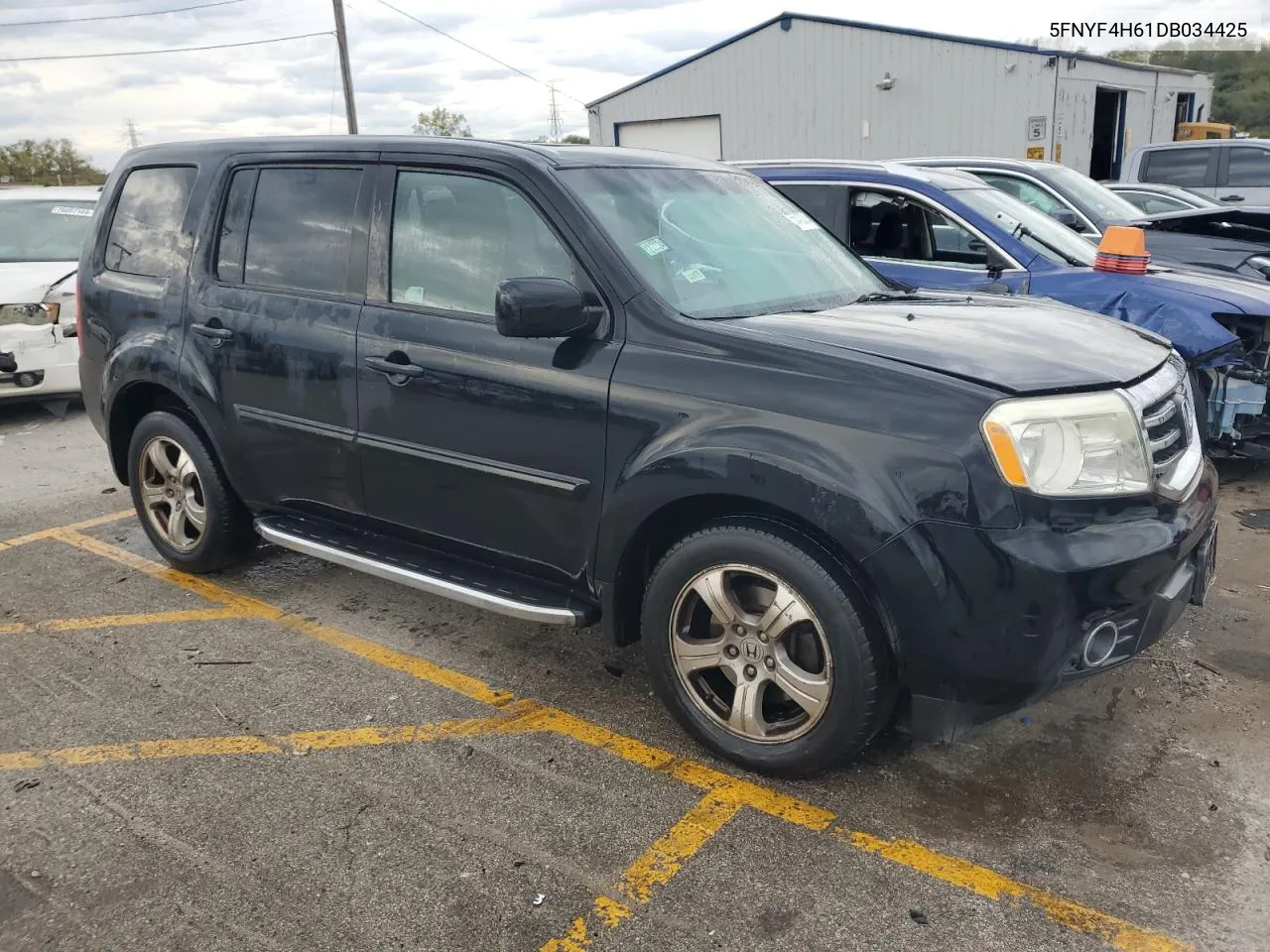 2013 Honda Pilot Exl VIN: 5FNYF4H61DB034425 Lot: 75643324