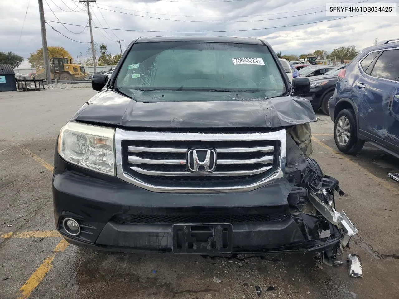 2013 Honda Pilot Exl VIN: 5FNYF4H61DB034425 Lot: 75643324