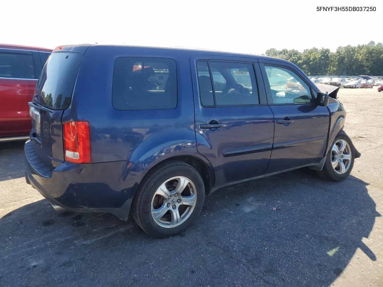 2013 Honda Pilot Exl VIN: 5FNYF3H55DB037250 Lot: 75706654