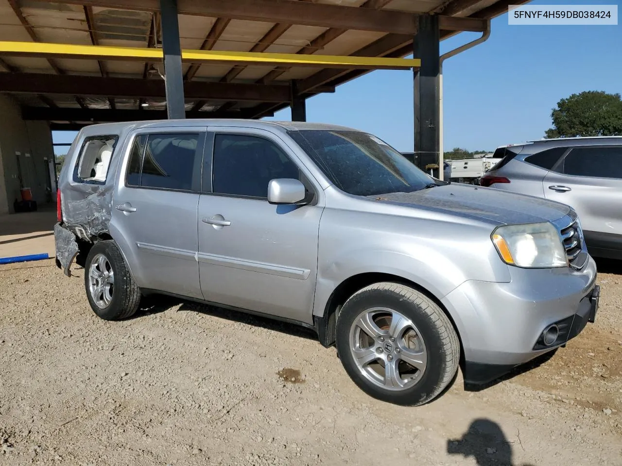 2013 Honda Pilot Exl VIN: 5FNYF4H59DB038424 Lot: 75744414